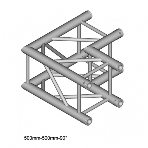 Duratruss DT 34/2-C21-L90 - 2 suuna nurk 90°