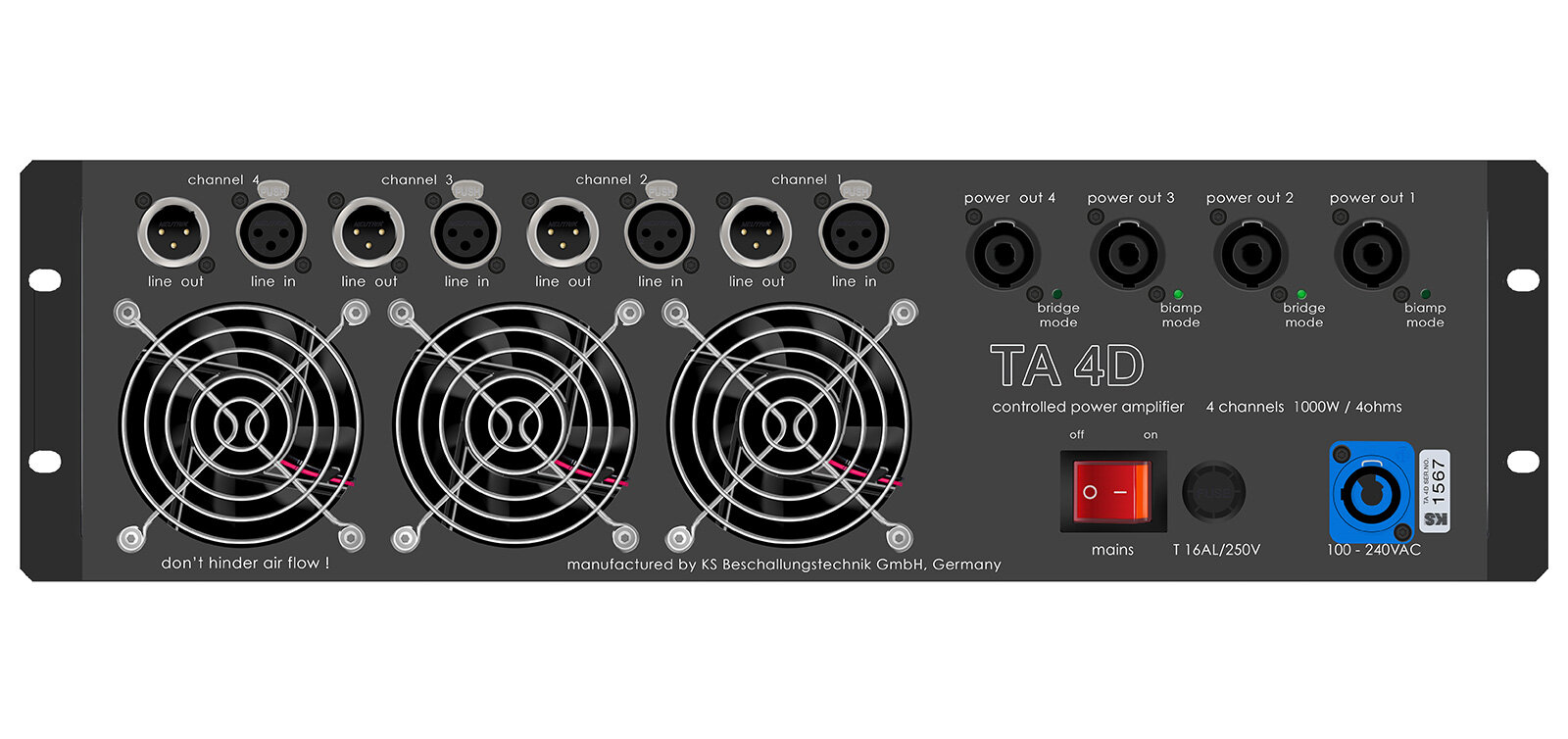 KS Audio TA 4D + D MOD DSP
